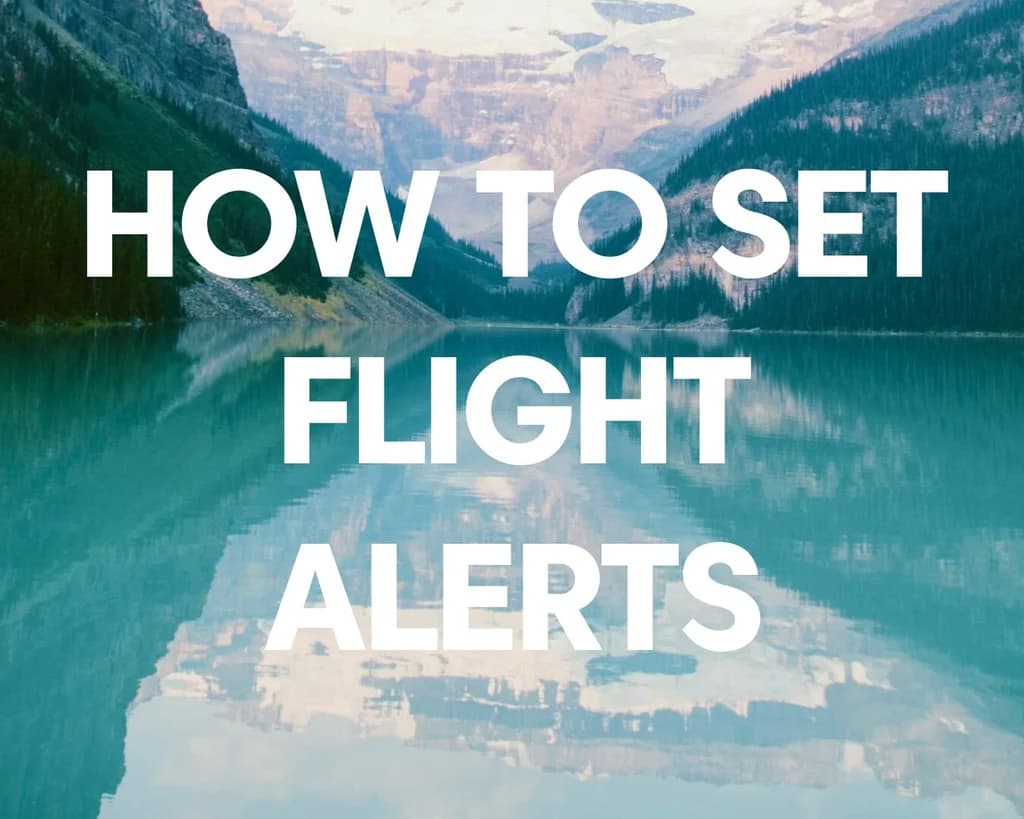 How to create award flight alerts for business and first class