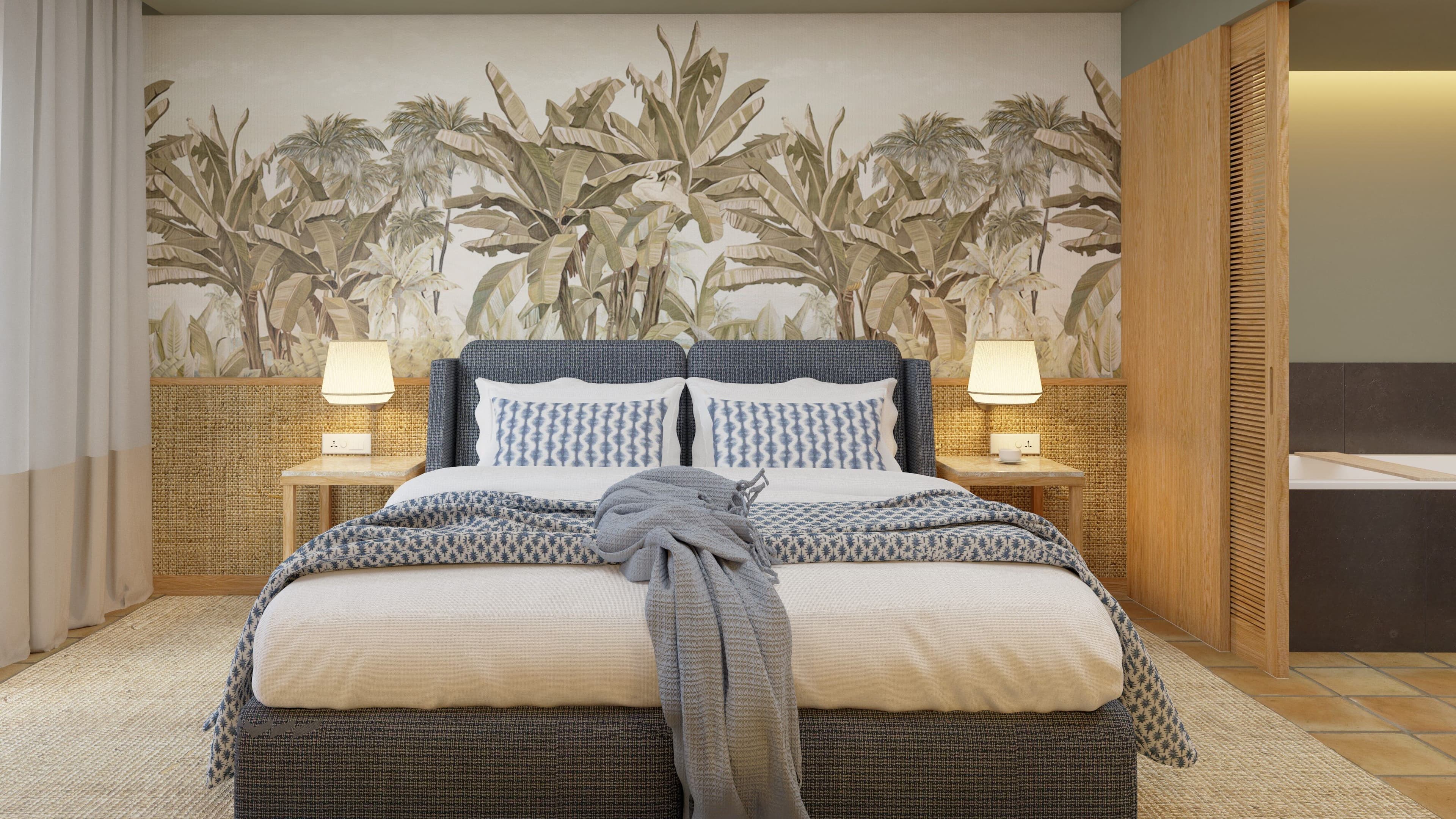 Tropical Retreat Dbl Bed - Image 2