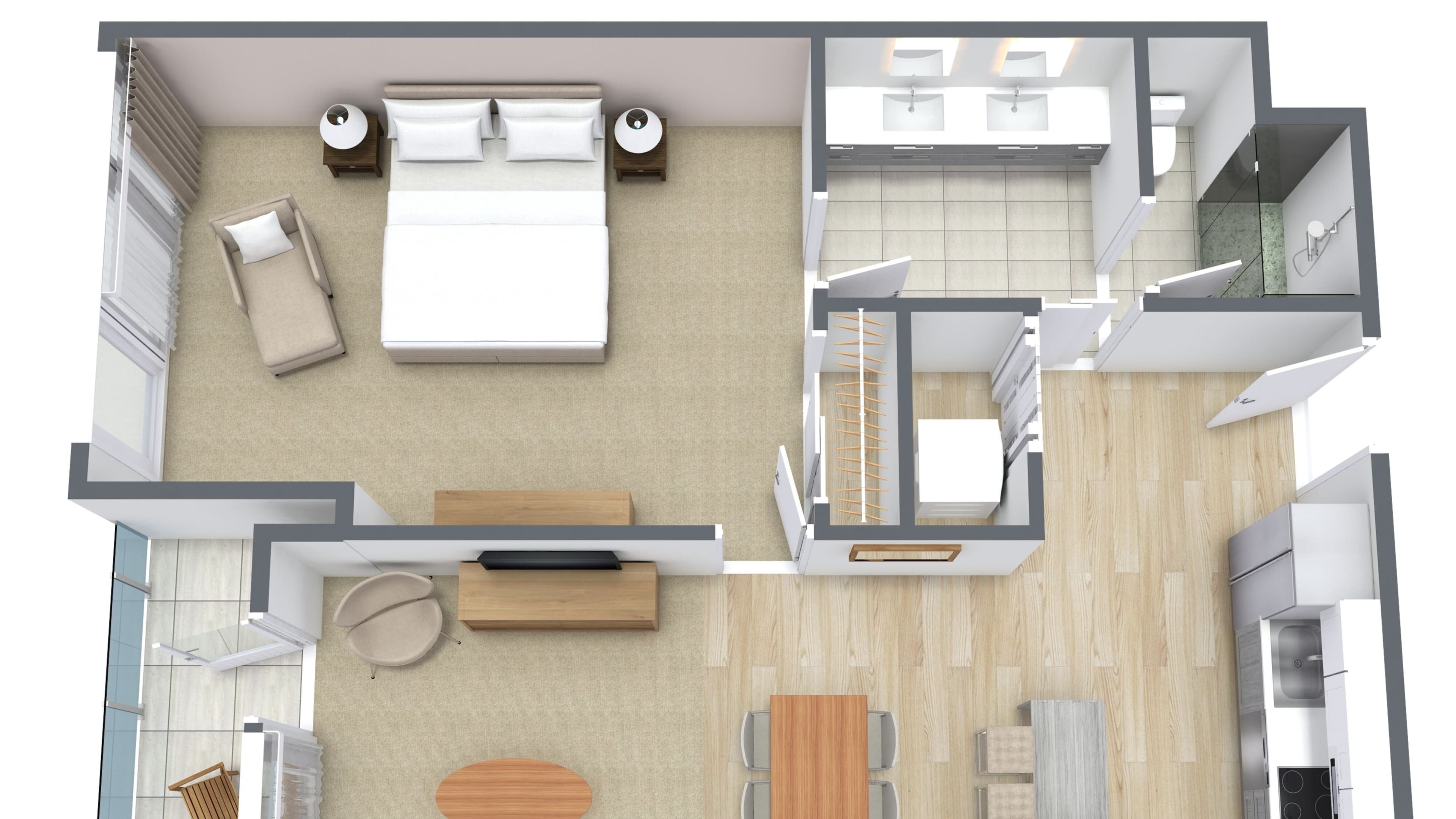 One Bedroom Apartment - Image 5