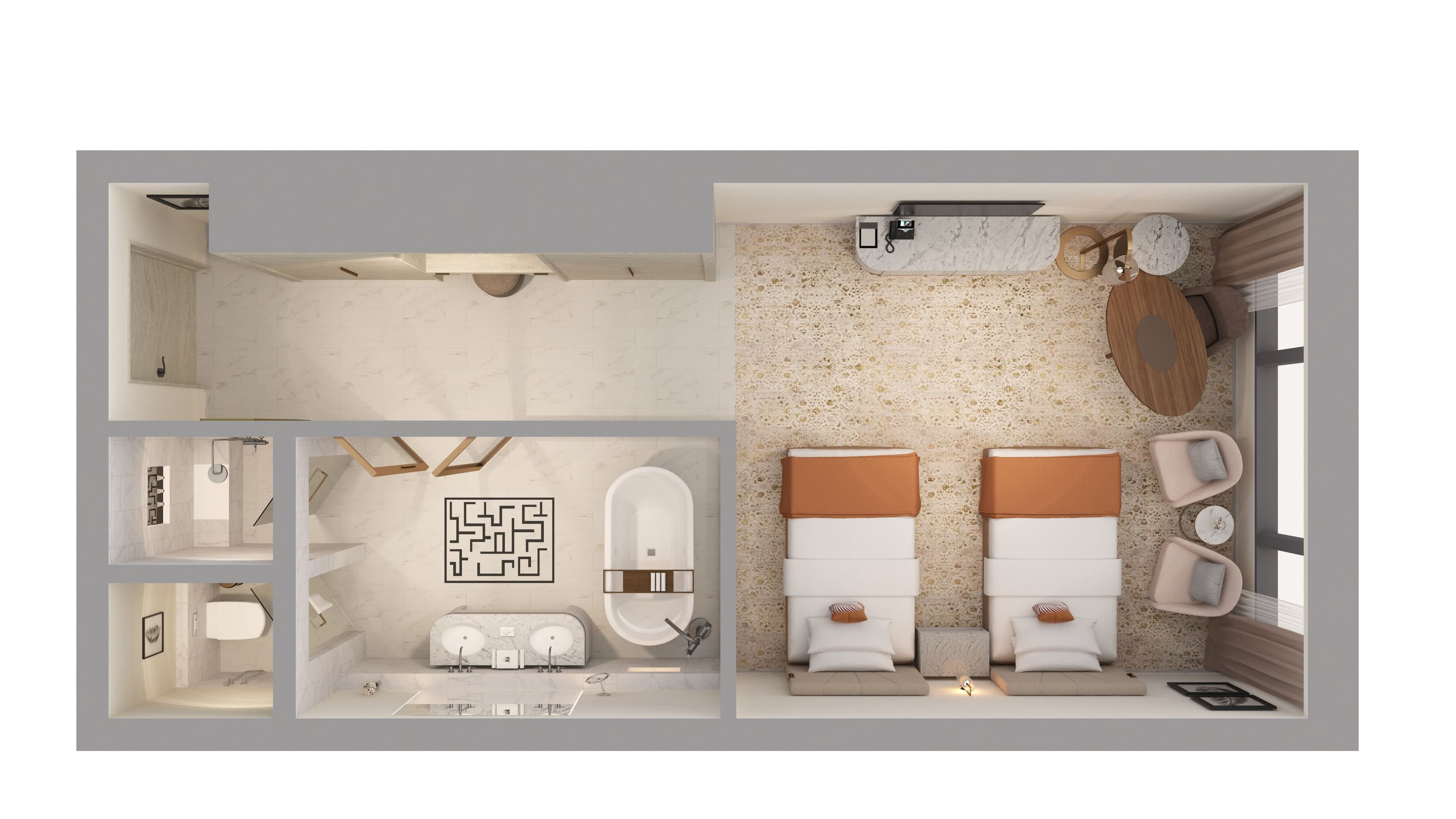 Deluxe Twin Room - Image 8