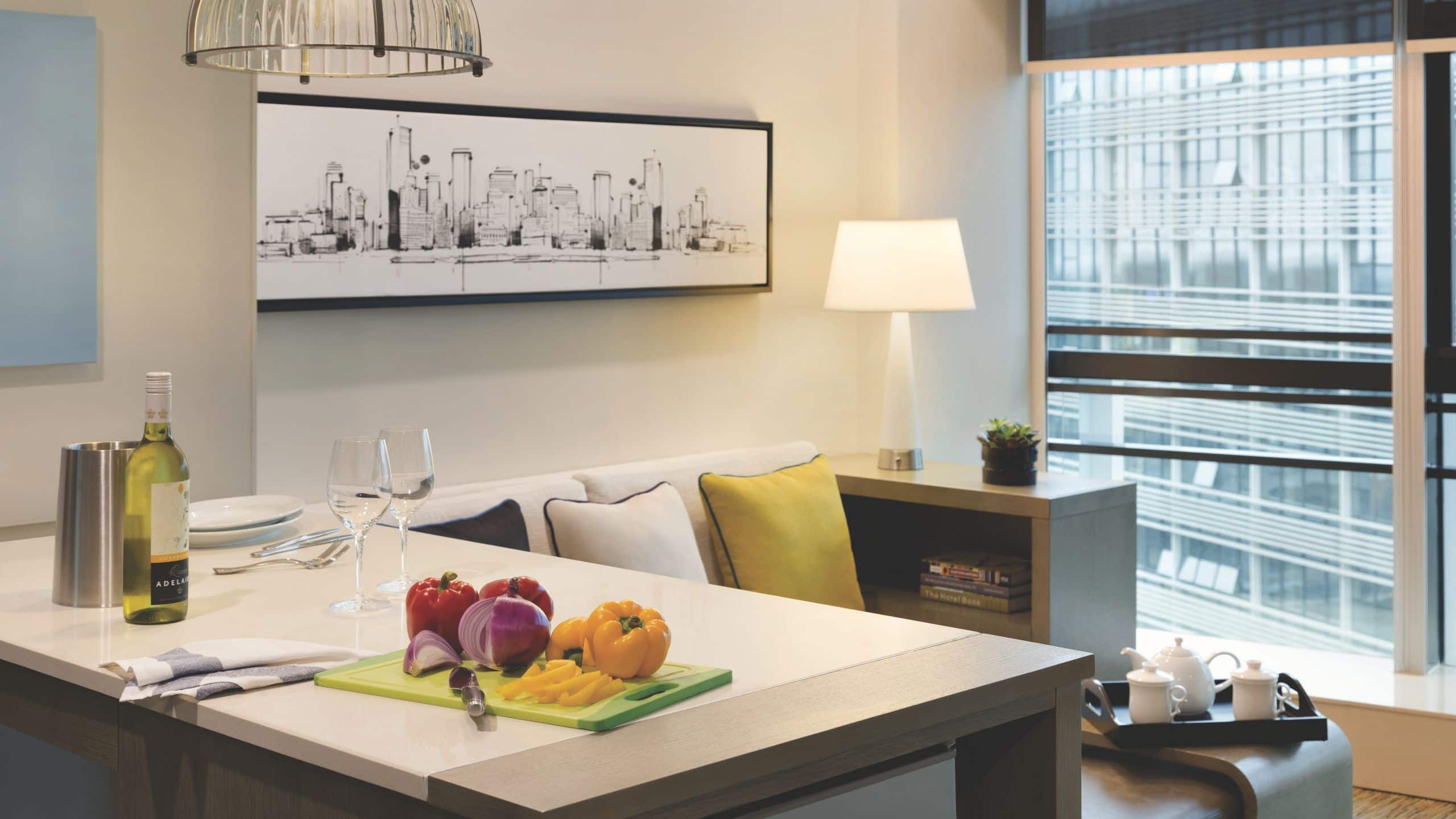 King Bed One-Bedroom Kitchen Suite (with sofa bed) - Image 1