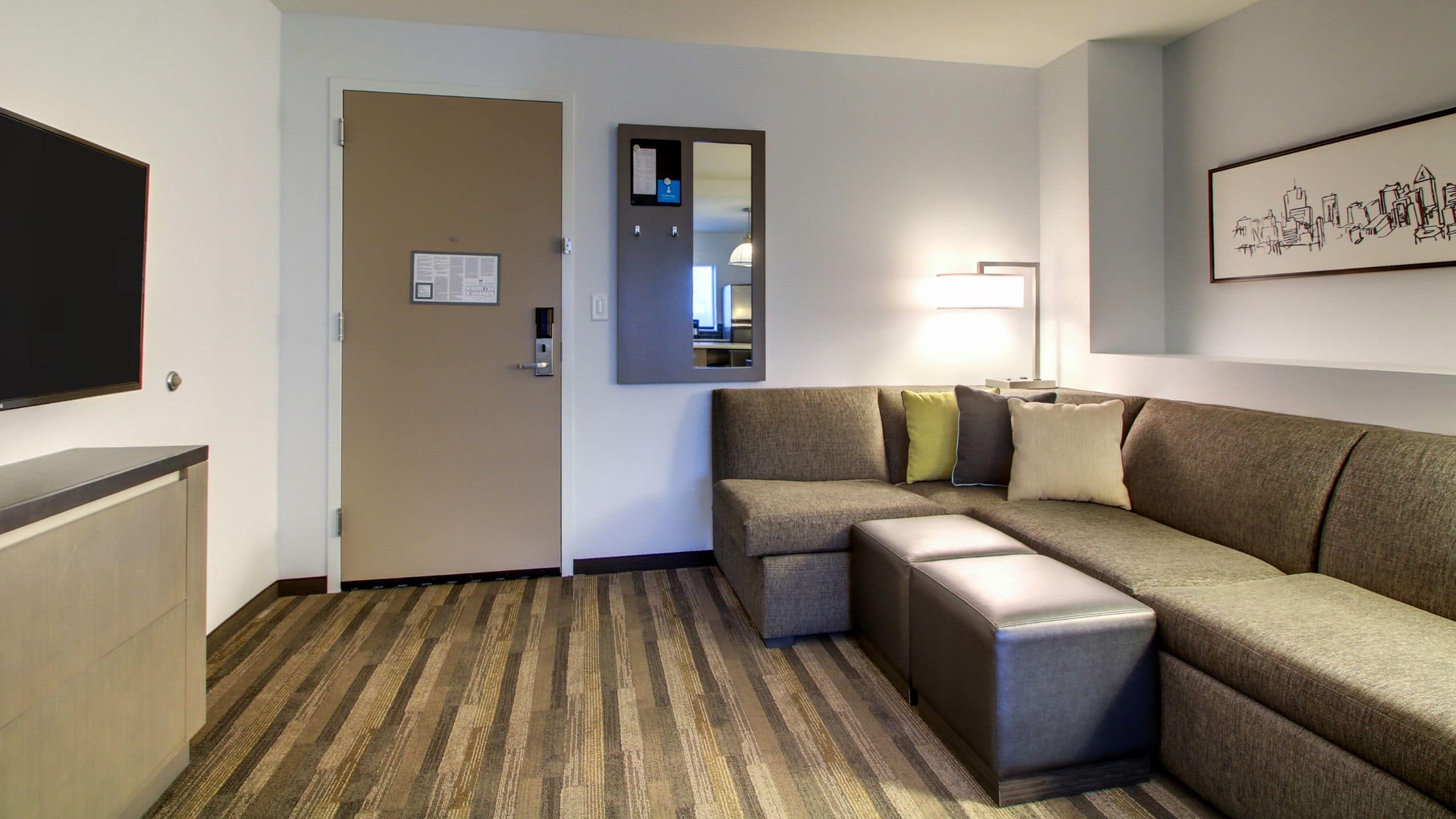 One-Bedroom King Bed Kitchen Suite With Sofa Bed - Image 3