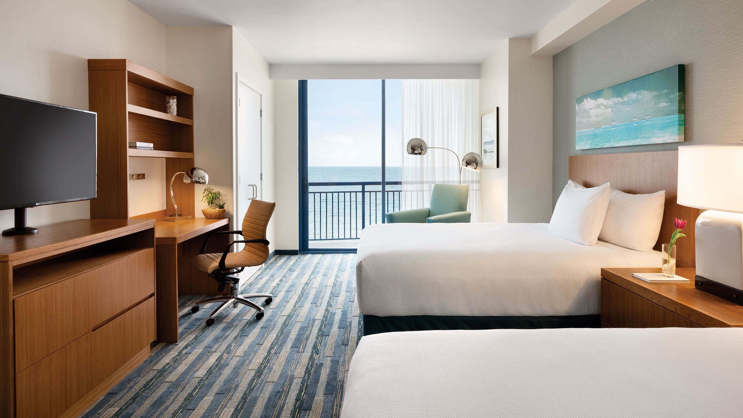 Oceanfront One Bedroom Suite | Two Queen Beds - Image 1