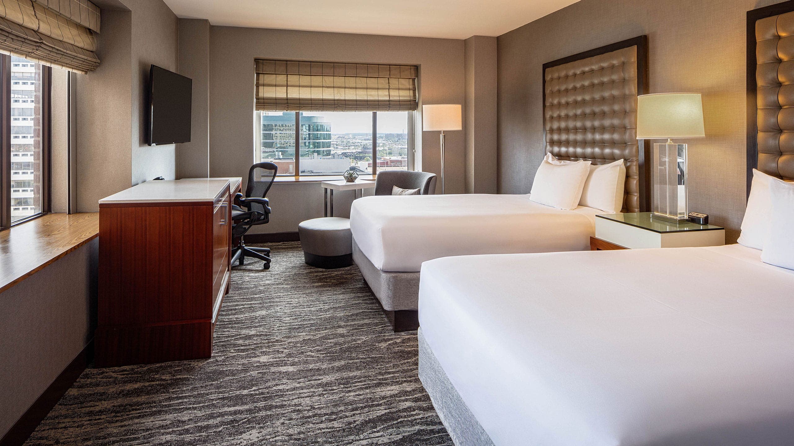 2 Double Beds Accessible Shower - Image 1