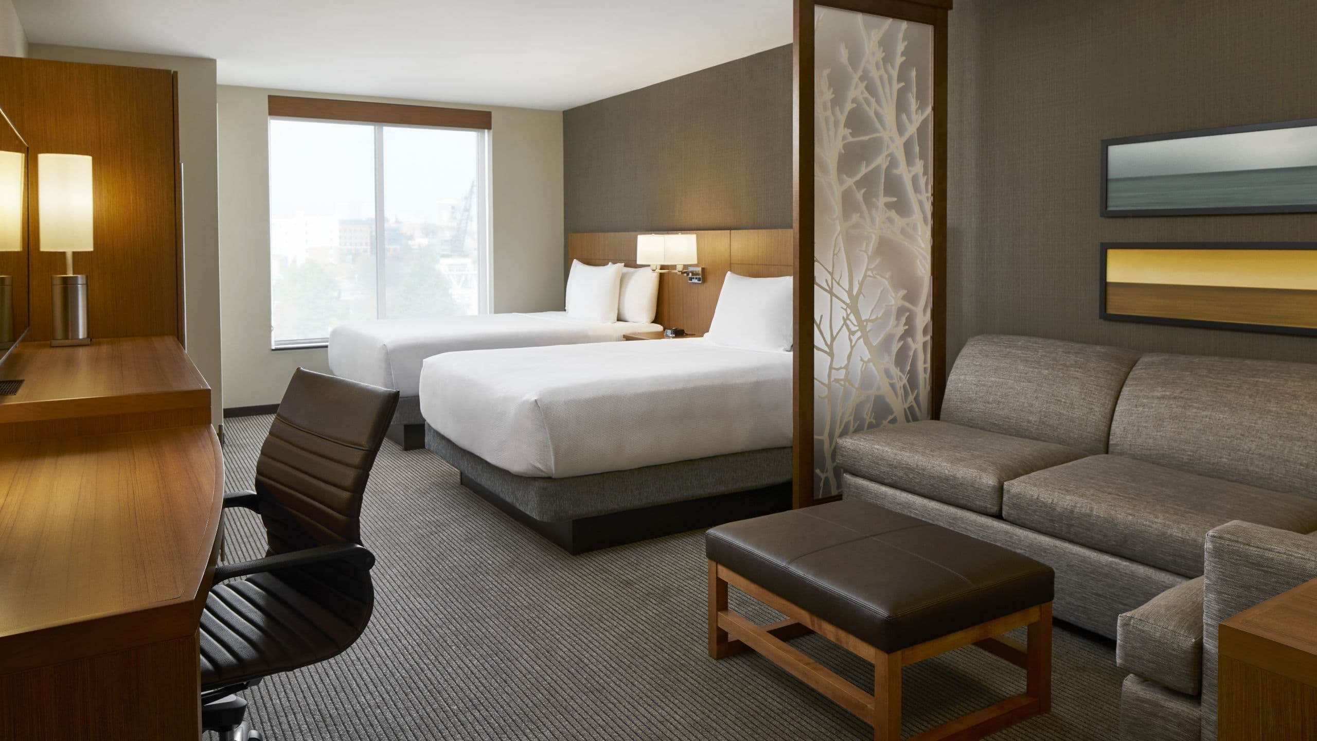 Two Queen Beds (Plus Sofa Bed) - Image 1