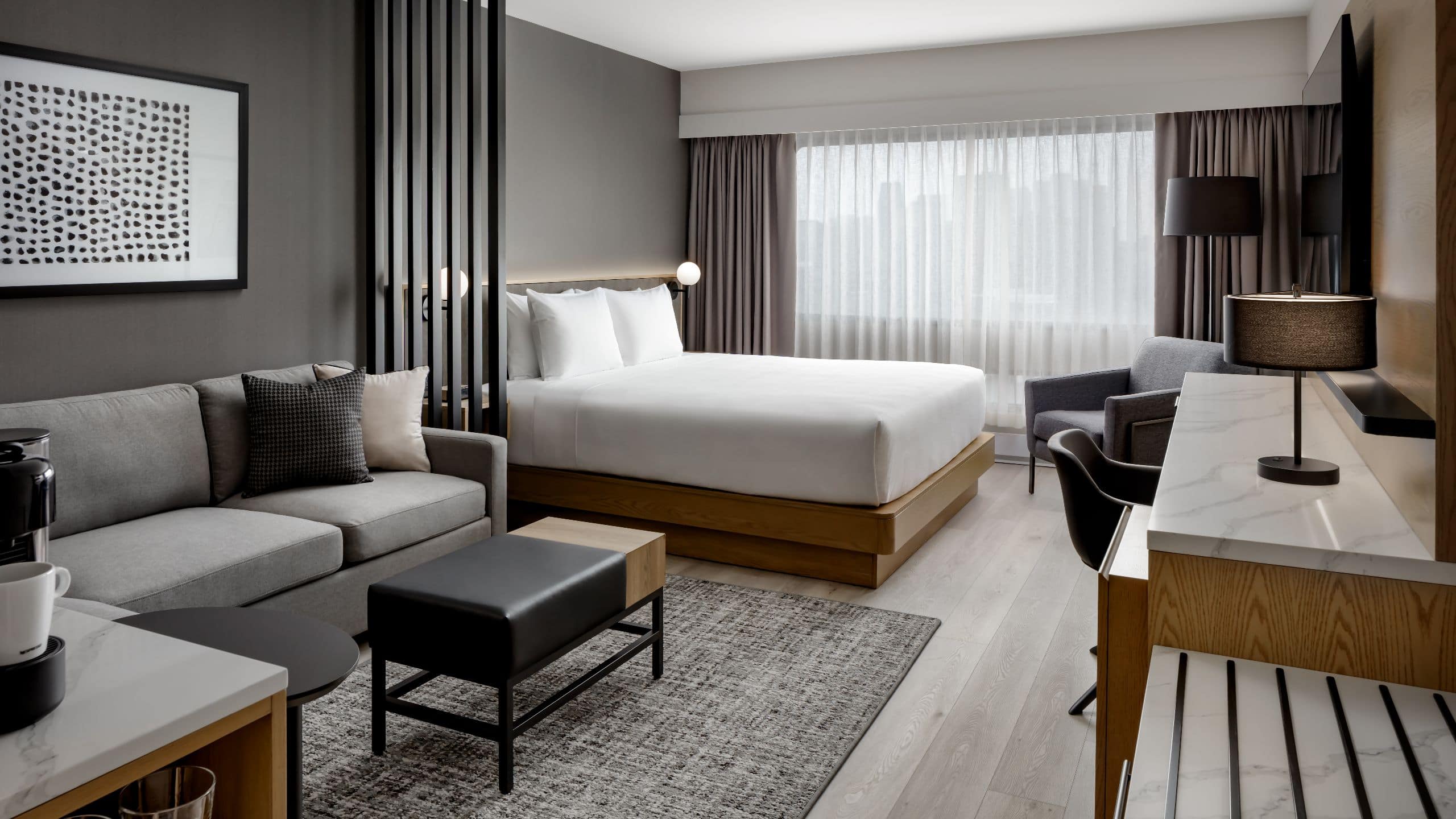 1 King Bed With Sofa-Sleeper - Image 1