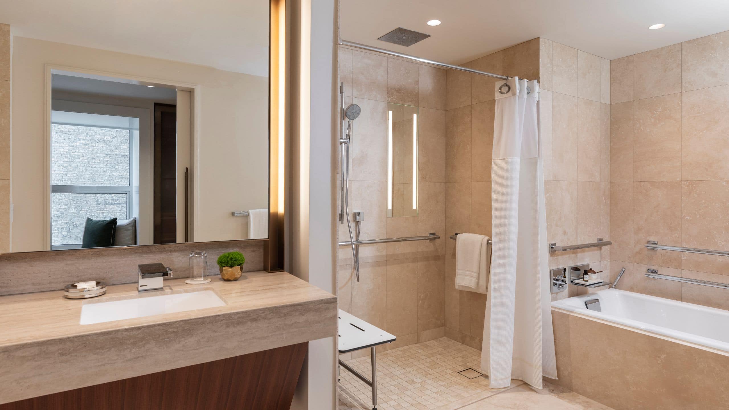 1 King Bed With Accessible Shower and Tub - Image 2