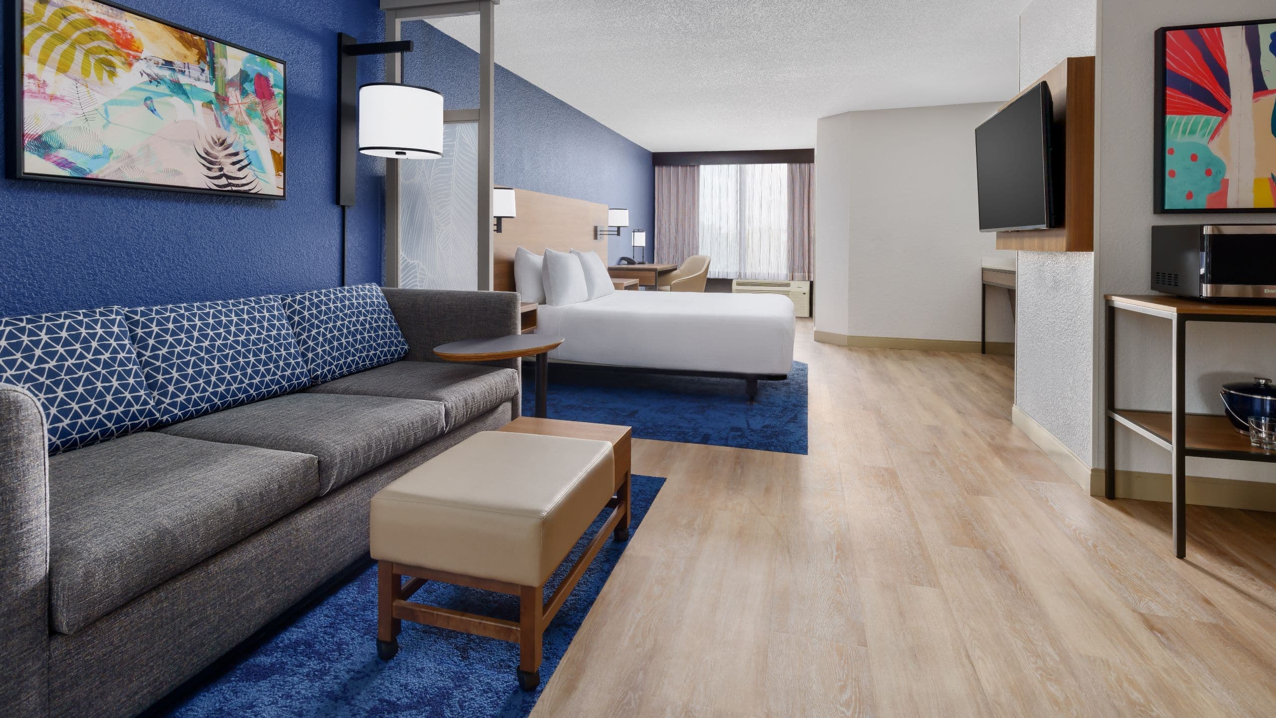 Accessible King Bed/Roll-In Shower (plus sofa bed) - Image 2